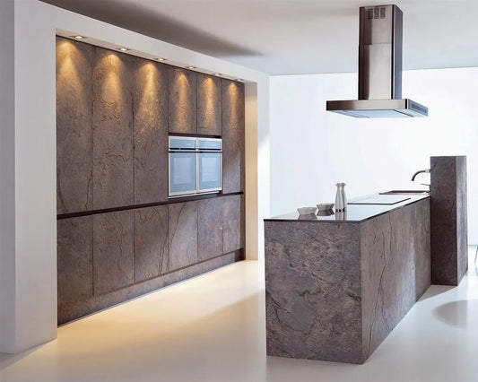 Copper Stone Veneer Installation